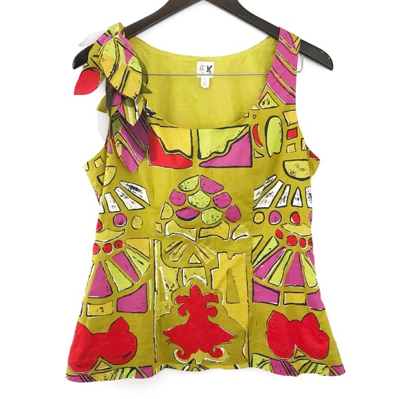Anthropologie Tops - Edme & Esyllte Anthropologie Feather Aztec Blouse